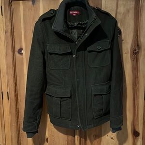 Wool Army Green size s men’s coat